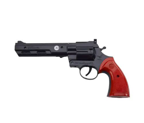 Cap Revolver Gun Prop Shot Sound Black Cap Revolver Gun Prop Shot Sound Black