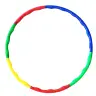 Hula Hoop With Studs For Exercises Fun Foldable Colorful 8pcs