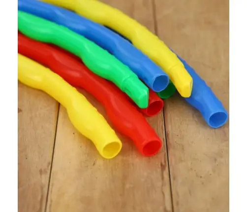 Hula Hoop With Studs For Exercises Fun Foldable Colorful 8pcs