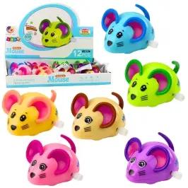 Wind-up Mouse, Drives, Moves Tail, 8cm, Mix Color Wind-up Mouse, Drives, Moves Tail, 8cm, Mix Color