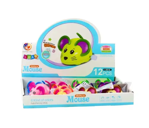 Wind-up Mouse, Drives, Moves Tail, 8cm, Mix Color Wind-up Mouse, Drives, Moves Tail, 8cm, Mix Color