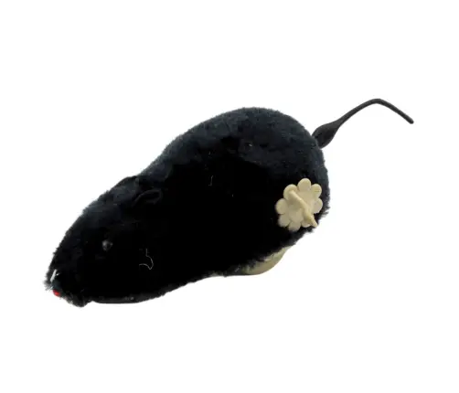Wind-up Furry Mouse Riding Interactive Mix