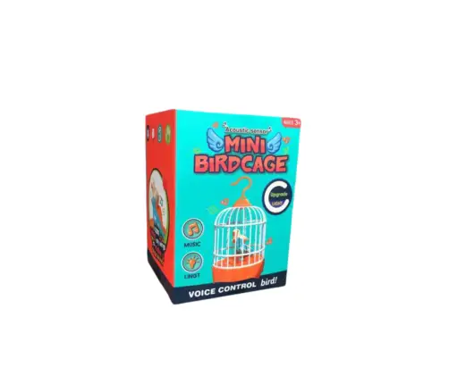 Battery Operated Bird Cage Lights Sounds Blue Battery Operated Bird Cage Lights Sounds Blue