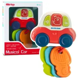 Interactive Toy Car with Teethers, Keys, Lights, Sounds Interactive Toy Car with Teethers, Keys, Lights, Sounds