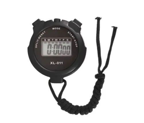 Digital LCD Electronic Sports Stopwatch XL-011 Black
