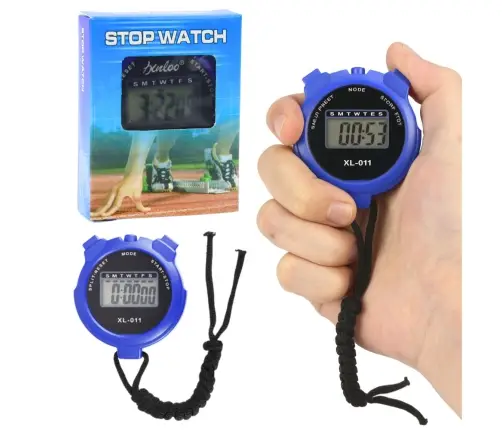 Digital LCD Electronic Sports Stopwatch XL-011 Blue
