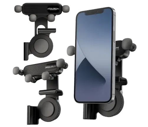 Car Phone Holder Mounted on the Center Panel Screen