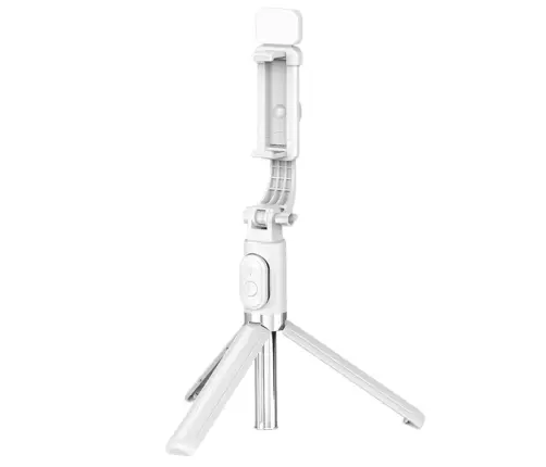Selfie Stick Tripod Phone Remote Control Bluetooth Holder ZS8 White