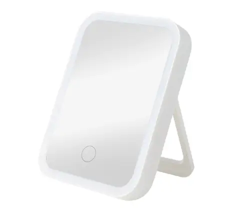 LED Illuminated Mirror 3 Lighting Modes 90° Tilt Angle White