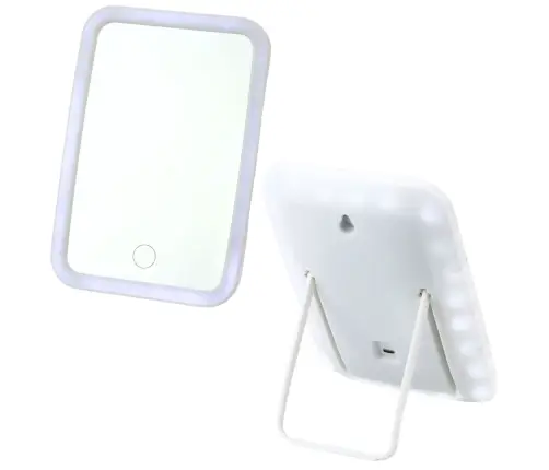 LED Illuminated Makeup Cosmetic Mirror Wireless White