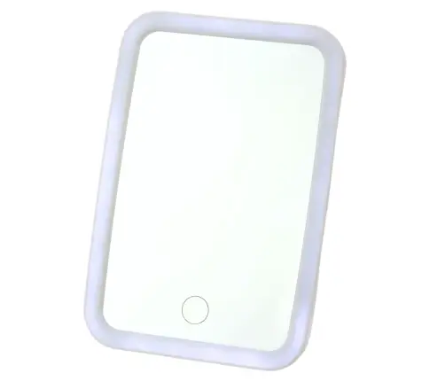 LED Illuminated Makeup Cosmetic Mirror Wireless White