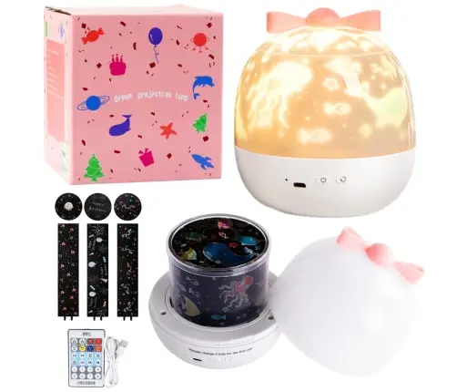 Star Projector for Children Night Light 6 Interchangeable Projections