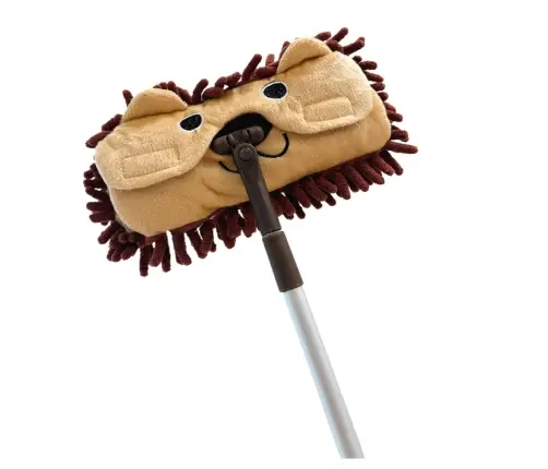 Children's Mop With Telescopic Handle Animal Brown