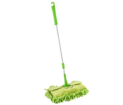 Children's Mop With Telescopic Handle Animal Green