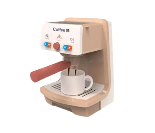 Coffee Maker Toy Cup Portafilter Lights Sounds