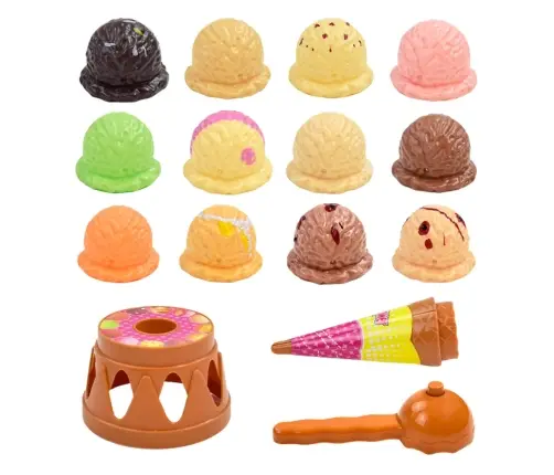 Ice Cream Tower Arcade Game Colorful Knobs 17 pcs.