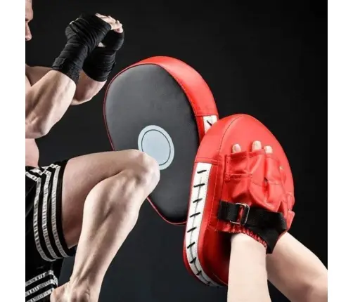 Training Shield Glove Pad Kick Boxing Coach's Paw Red