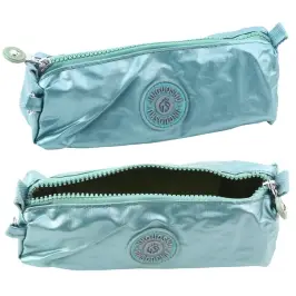 School Pencil Case Organizer Single Compartment Light Green 21.5cm