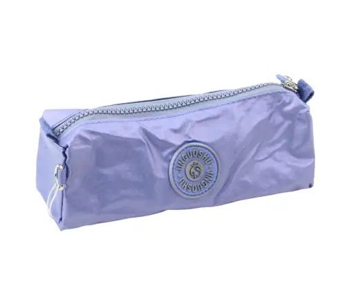 School Pencil Case Organizer Single Compartment Blue 21.5cm