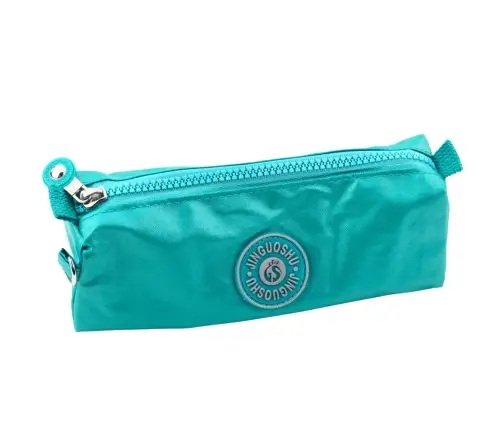 Federmäppchen für die Schule, Einzelfach, Grün, 21,5 cm