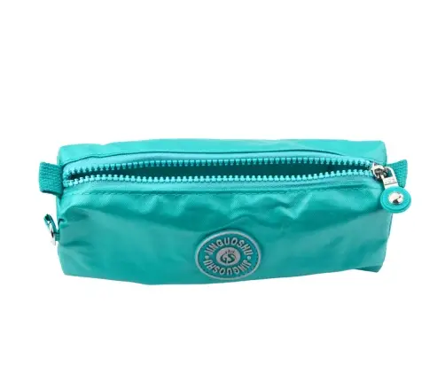 Federmäppchen für die Schule, Einzelfach, Grün, 21,5 cm