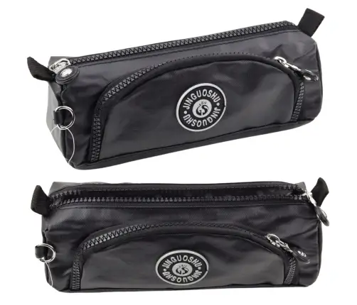 School Pencil Case Functional Two Pockets Pendant Mix