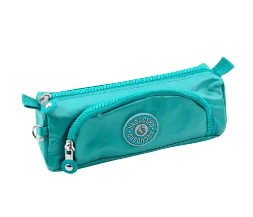 School Pencil Case Functional Two Pockets Pendant Mix