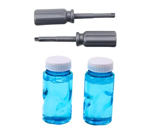 Bubble Gun Airplane Liquid Screwdriver 2in1