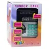 ATM Safe Piggy Bank Lights Sounds PIN Code Black