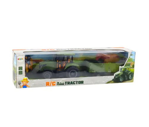 RC Remote Controlled Tractor With Trailer And Horse Set