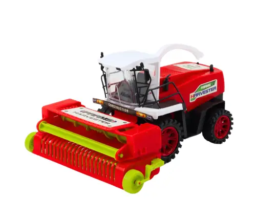 Agricultural Farm Combine Harvester With Header Drive Red