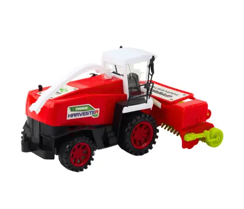 Agricultural Farm Combine Harvester With Header Drive Red