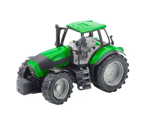 Agricultural Farm Tractor With Plow Drive Green Agricultural Farm Tractor With Plow Drive Green
