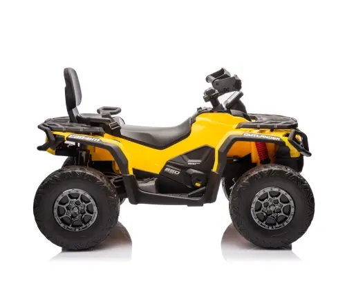 Elektriskais kvadracikls bērniem Can Am Outlander 4x4 DK-CA005 Yellow