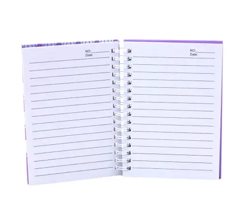 Holographic Shells Lined Notebook Purple A6 80 Sheets