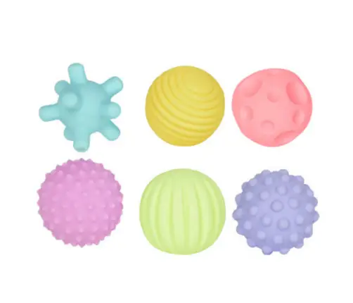Sensory Balls For Children Educational Soft Colorful 6pcs