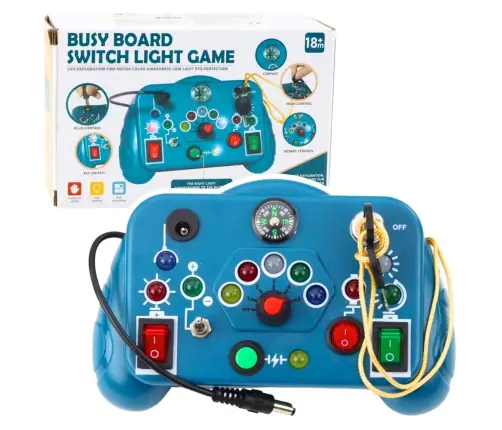 Sensory Toy Interactive Pad 13 Activities Blue