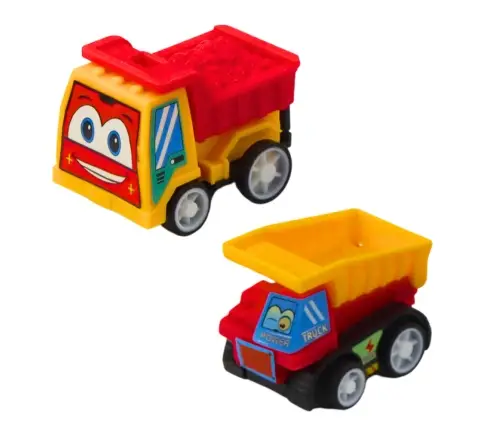 Set of Mini Construction Cars with Motor in a Bag 6 pcs.