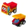 Set of Mini Construction Cars with Motor in a Bag 6 pcs.