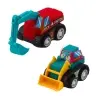 Set of Mini Construction Cars with Motor in a Bag 6 pcs.