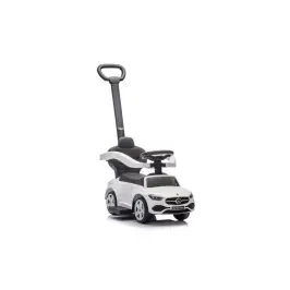 Машина каталка с ручкой Mercedes 3in1 White