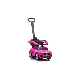 Stumjama mašīna ar rokturi Mercedes 3in1 Pink