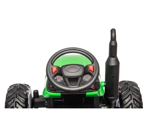 Bērnu elektriskais traktors ar piekabi HC-306 Light Green