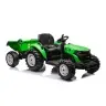 Bērnu elektriskais traktors ar piekabi HC-306 Light Green