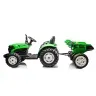 Bērnu elektriskais traktors ar piekabi HC-306 Light Green