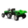 Bērnu elektriskais traktors ar piekabi HC-306 Light Green