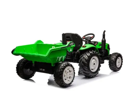 Bērnu elektriskais traktors ar piekabi HC-306 Light Green