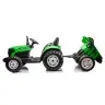 Bērnu elektriskais traktors ar piekabi HC-306 Light Green
