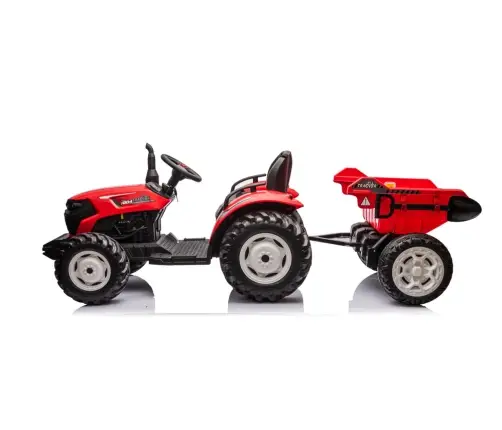 Bērnu elektriskais traktors ar piekabi HC-306 Red