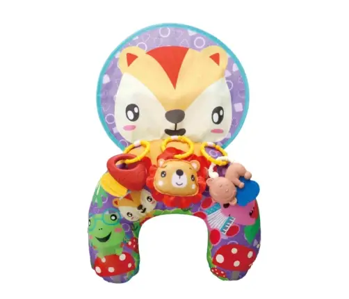 Baby Support Pillow Rustling Mat with Fox Pendants